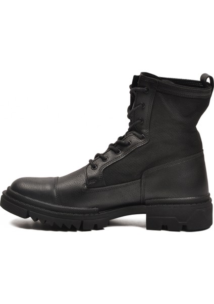 Siyah Bağcıklı Fermuarlı Polarlı Kaymaz Erkek Postal Bot 746 M fiyatları