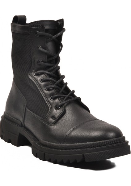 Siyah Bağcıklı Fermuarlı Polarlı Kaymaz Erkek Postal Bot 746 M modelleri