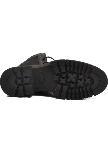 Siyah Bağcıklı Fermuarlı Polarlı Kaymaz Erkek Postal Bot 746 M indirimleri