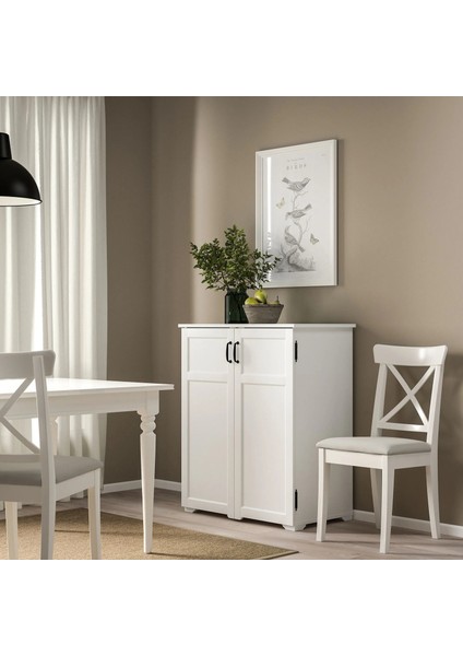 Greaker Büfe Beyaz 84 x 101 cm