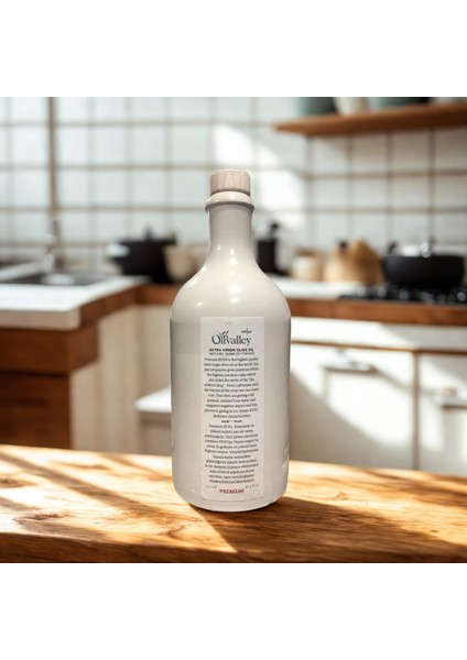 Premium Soğuk Sıkım Naturel Sızma Zeytinyağı 500 ml (Alman Mkm Stoneware Özel Üretim Şişesinde) fiyatları