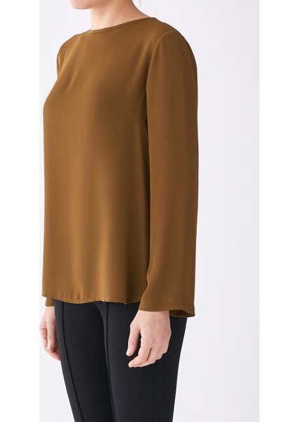 Sırt Dekolteli Bluz Olive K1913068_027 fiyatları