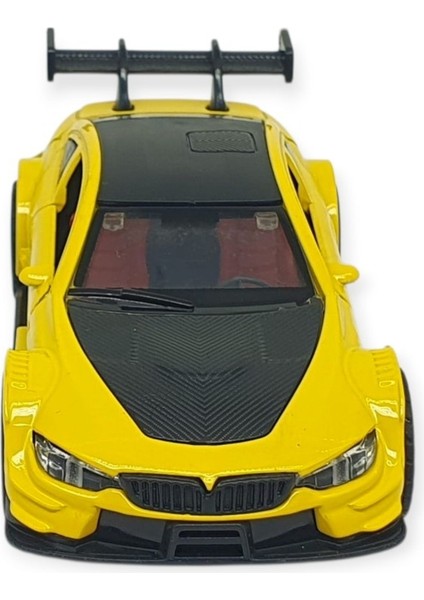 Çek Bırak Metal Arabalar cm - 3671C - Sarı indirimleri