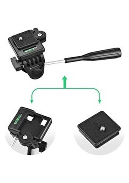 135CM PROFESYONEL TRİPOD + TELEFON TUTACAĞI VE ÇANTALI WT-330A