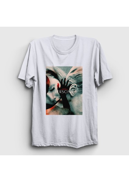 Unisex Beyaz Ingmar Bergman Persona T-Shirt