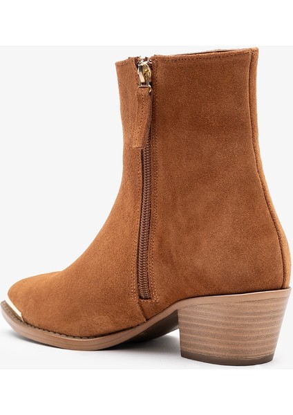 Medna Taba Süet Deri Kadın Bot modelleri