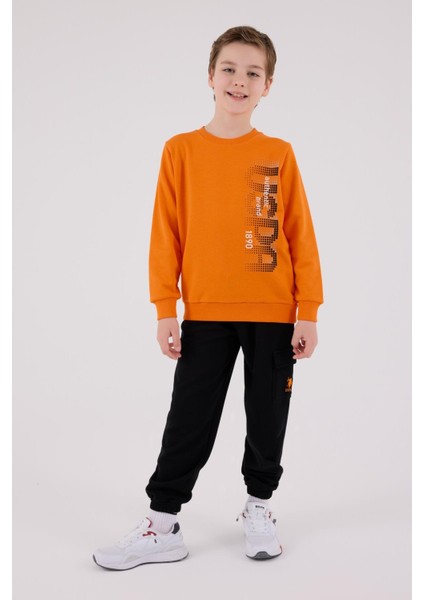U.s. Polo Assn Erkek Çocuk Eşofman Takımı Turuncu