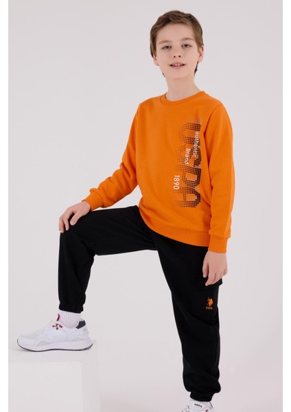 U.s. Polo Assn Erkek Çocuk Eşofman Takımı Turuncu fırsatları