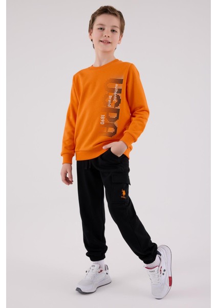 U.s. Polo Assn Erkek Çocuk Eşofman Takımı Turuncu