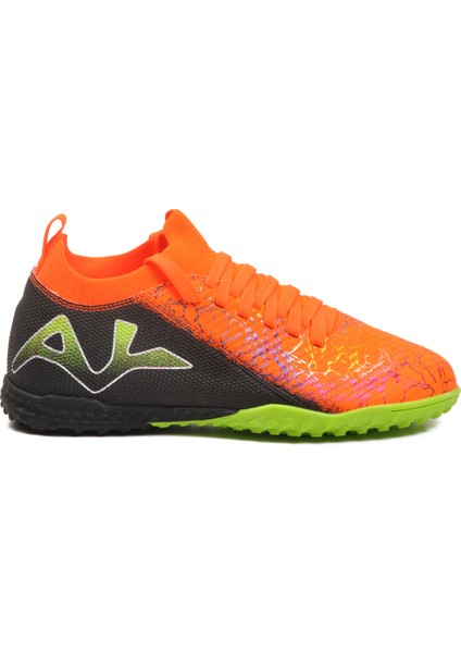Turuncu Siyah Bilekten Lastikli Unisex Halı Saha Ayakkabısı GH-252-153 G fiyatları