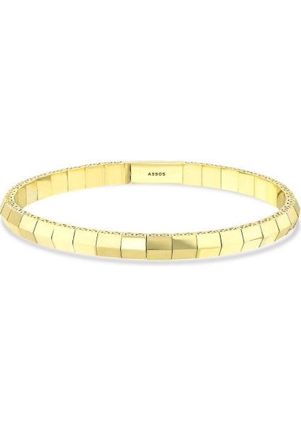 Altın Tasarım Kelepçe - 14K