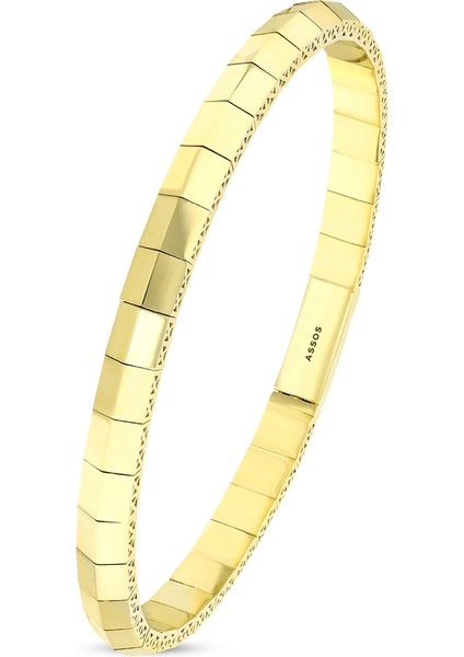 Altın Tasarım Kelepçe - 14K fiyatları