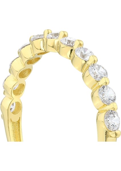 Taşlı Tasarım Altın Yüzük - 14K indirimleri