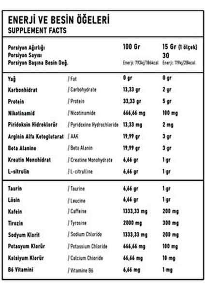 Oversize Magic Power Pre-Workout Yaban Mersini 450 gr 30 Servis Enerji ve Dayanıklılık Artışı modelleri