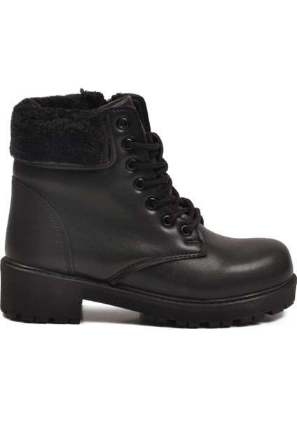 Siyah Içi Polarlı Kaymaz Kadın Bot Marc 4030 Z fiyatları