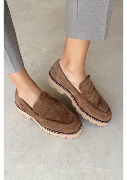 Montana Toprak Hakiki Deri Loafer