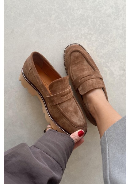 Montana Toprak Hakiki Deri Loafer