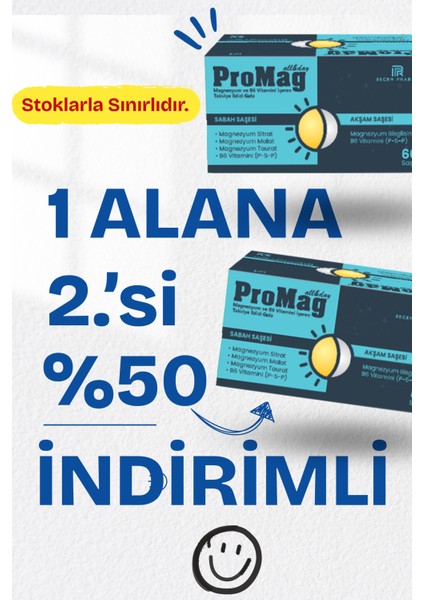 Promag All&Day Magnezyum ve B6 İçeren T.E.G