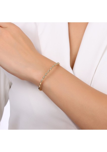 Tasarım Altın Kelepçe - 14K modelleri