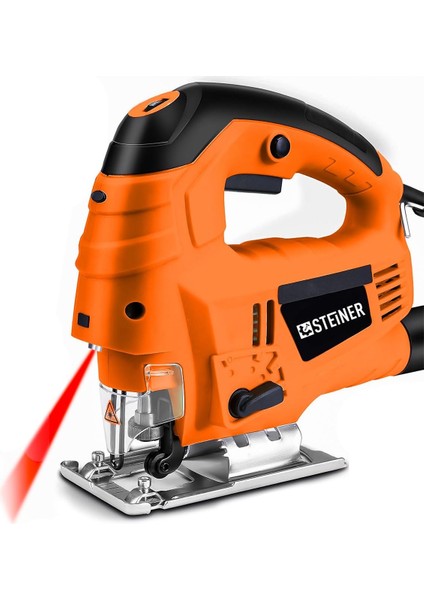Alman 4600 W Lazerli Sjs Metal Şanzuman 6 Kademe Devirli Pandül Ayarlı Dekupaj Testere Makin