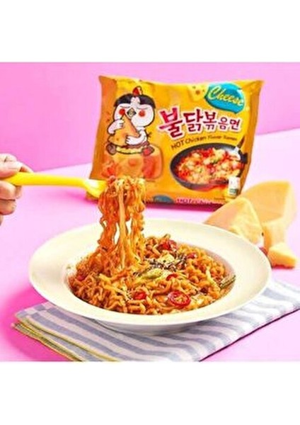 Hot Chicken Flavor Noodle 100 gr Sade Lezzetli Kore Makarna Atıştırmalığı modelleri