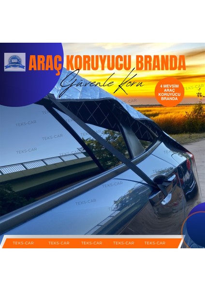 Suv - Sedan - Hatchback Uyumlu Universal Dolu - Kar ve Güneş Koruyucu Oto Brandası