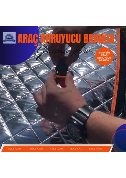Suv - Sedan - Hatchback Uyumlu Universal Dolu - Kar ve Güneş Koruyucu Oto Brandası fiyatları