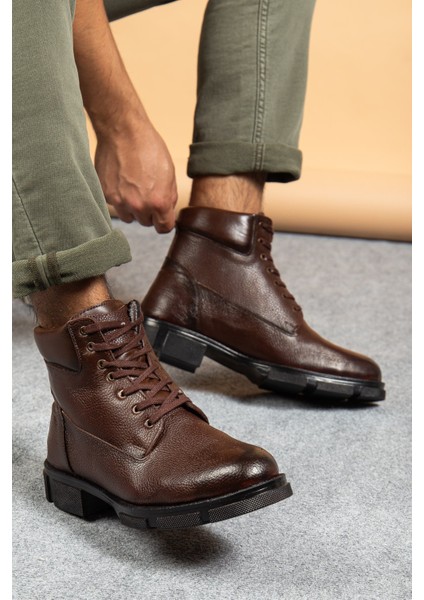 Hakiki Deri, Içi Kürklü, Erkek Bot modelleri