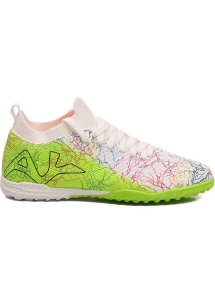 Beyaz Yeşil Bilekten Lastikli Unisex Halı Saha Ayakkabısı GH-252-153 G fiyatları