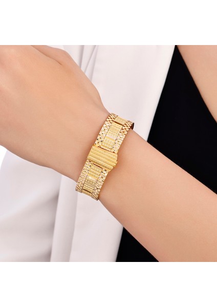 Tasarım Altın Kelepçe Bilezik - 14K modelleri