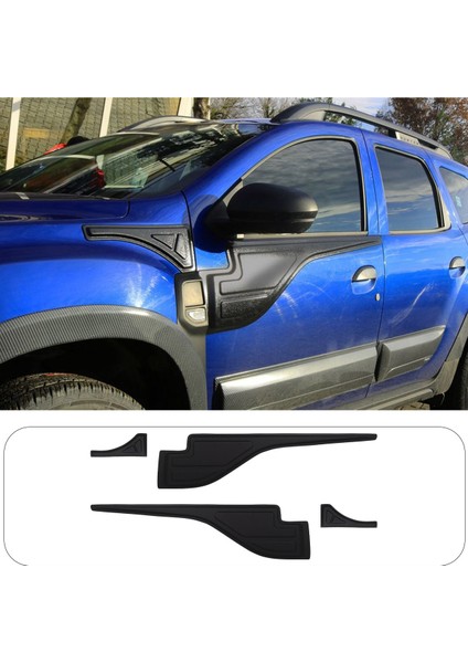 Dacıa Duster Yarasa Yan Kapı Kaplama 4 PRÇ.2018 ve Üzeri Uyumlu fiyatları