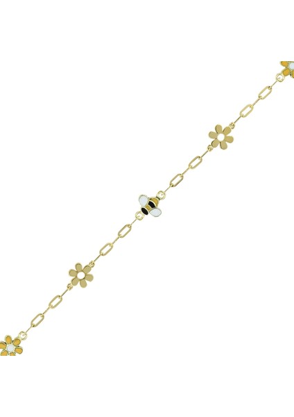 Figürlü Altın Çocuk Bileklik - 14K fiyatları