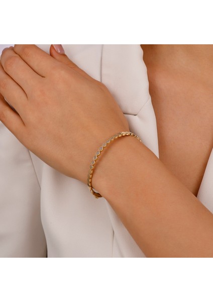 Altın Tasarım Kelepçe - 14K modelleri