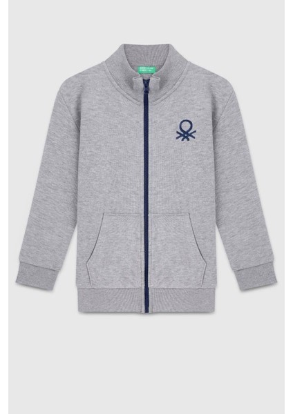 Erkek Çocuk BNT-B23351SWEATSHIRT Gri Melanj