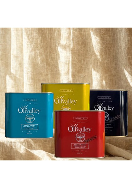 2024/25 Yeni Hasat - 2 Premium / 2 Soğuk Sıkım Naturel Sızma Zeytinyağı 4X500 ml modelleri