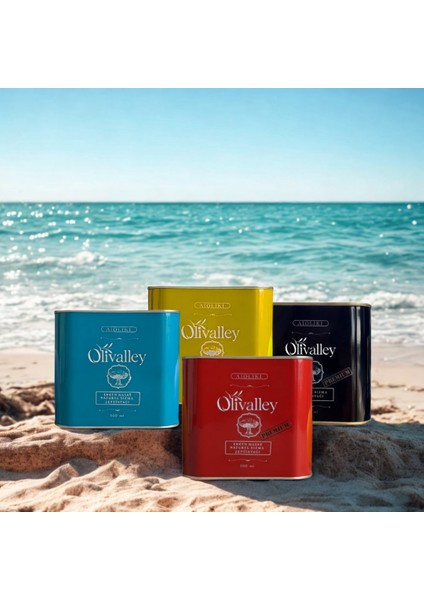 2024/25 Yeni Hasat - 2 Premium / 2 Soğuk Sıkım Naturel Sızma Zeytinyağı 4X500 ml fırsatları