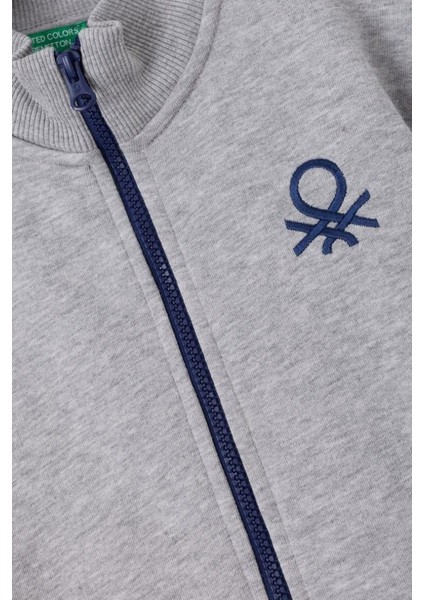 Erkek Çocuk BNT-B23351SWEATSHIRT Gri Melanj modelleri