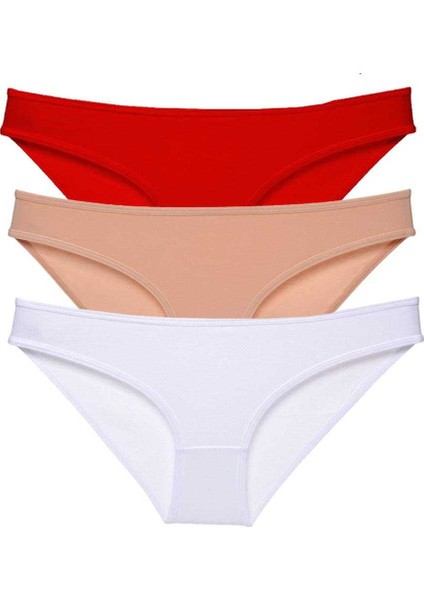 3 Adet Süper Eko Set Likralı Kadın Slip Külot 541