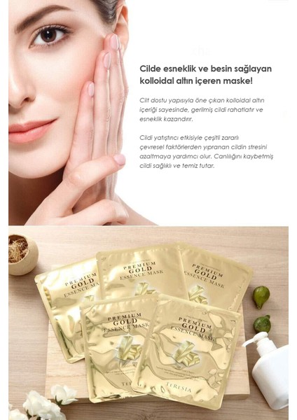 Premium Gold Mask – Cilt Yenileyici & Parlaklık Veren Maske indirimleri