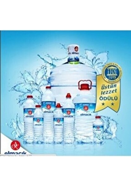 Elmacık Su Doğal Kaynak Suyu 200 ml 12 Adet Ferahlatıcı İçim fırsatları