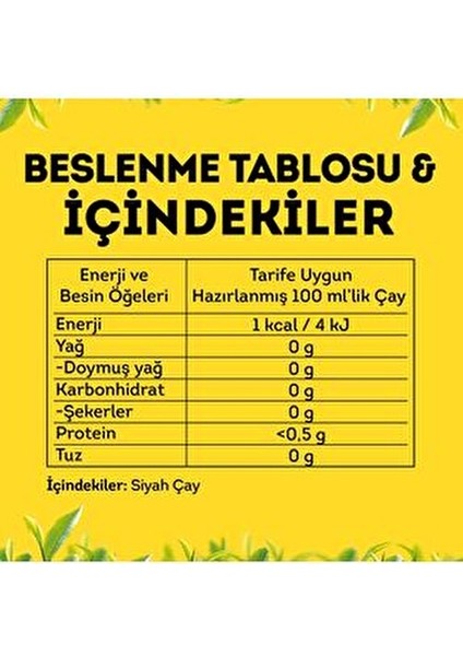 Yellow Label Bardak Poşet Çay 100 Adet Yoğun Lezzet ve Aromasıyla Keyifli Anlar İçin fırsatları