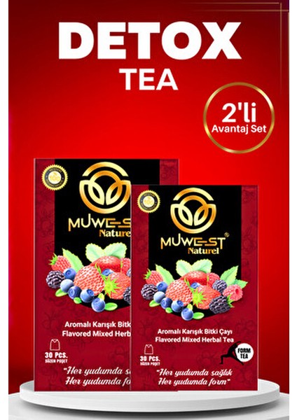 Naturel Bitki Çayı 2 Kutu Vitamin ve Mineral Zengin Aromalı Karışım modelleri