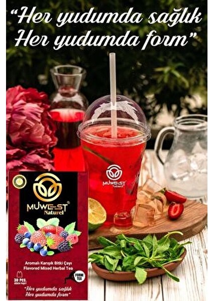 Naturel Bitki Çayı 2 Kutu Vitamin ve Mineral Zengin Aromalı Karışım