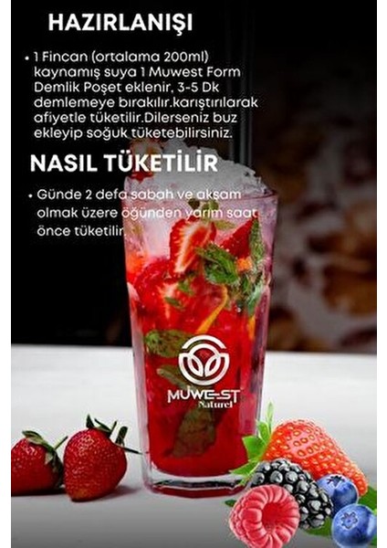 Naturel Bitki Çayı 2 Kutu Vitamin ve Mineral Zengin Aromalı Karışım