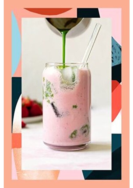 Çilekli Matcha 50 gr Doğal İçeriklerle Zenginleştirilmiş Ferahlatıcı İçecek