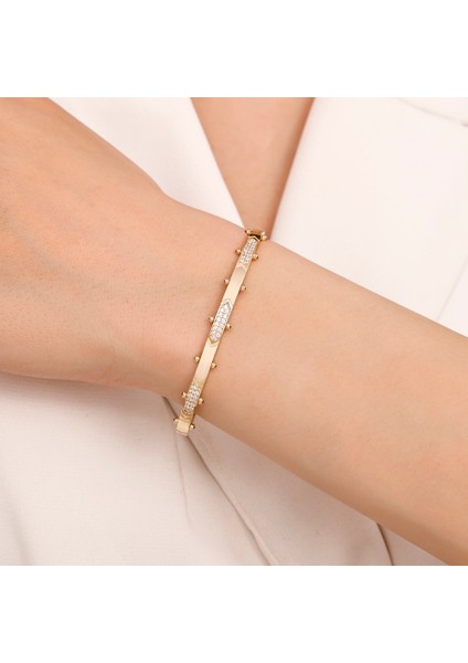 Altın Tasarım Kelepçe - 14K modelleri