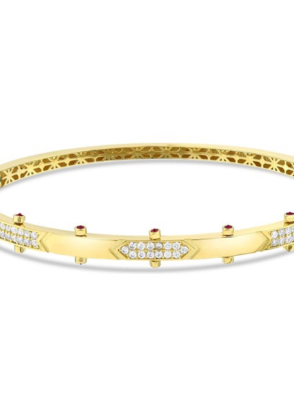 Altın Tasarım Kelepçe - 14K fırsatları