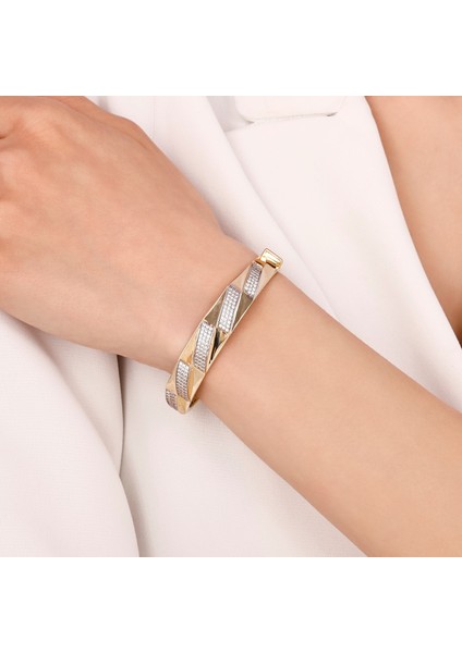 Altın Tasarım Kelepçe - 14K modelleri