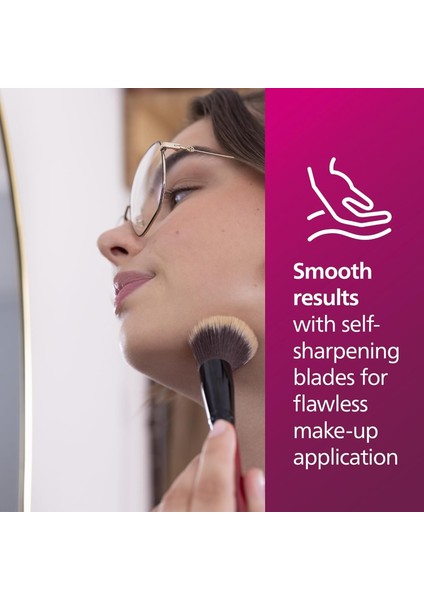 Yüz Epilasyon Cihazı, Hipoalerjenik Başlık, Tam Dairesel LED Işık, Dahili Ayna, Kendiliğinde indirimleri