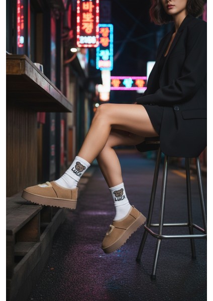 Bea Mary Premium Baretli Vizon Süet Bot